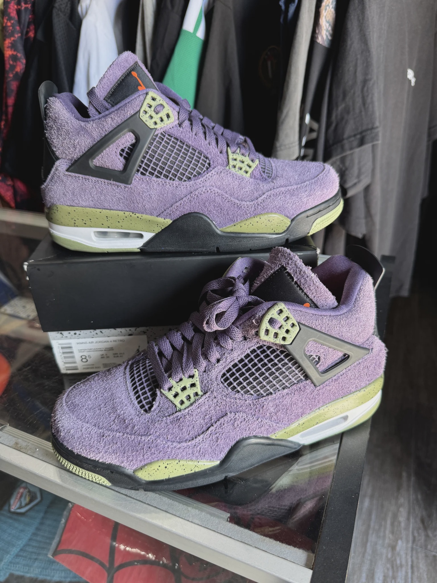 Air Jordan 4 Retro Canyon Purple (W) • Pre-Owned [3800] - photo 1