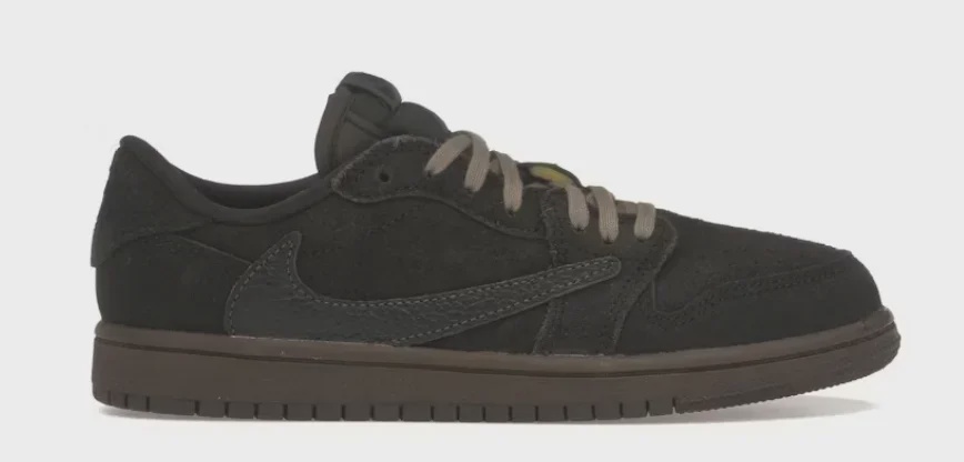 Jordan Jordan 1 Retro Low OG SP Travis Scott Velvet Brown (PS) - Size US Y 3