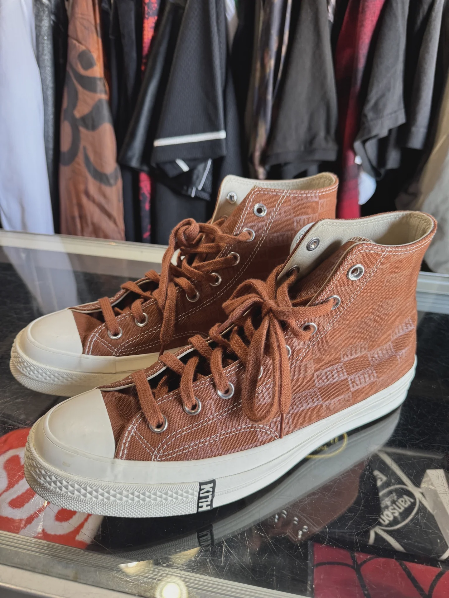 Converse Chuck Taylor All Star 70 Hi Kith Tannin No Box • Pre-Owned [0524] - photo 2
