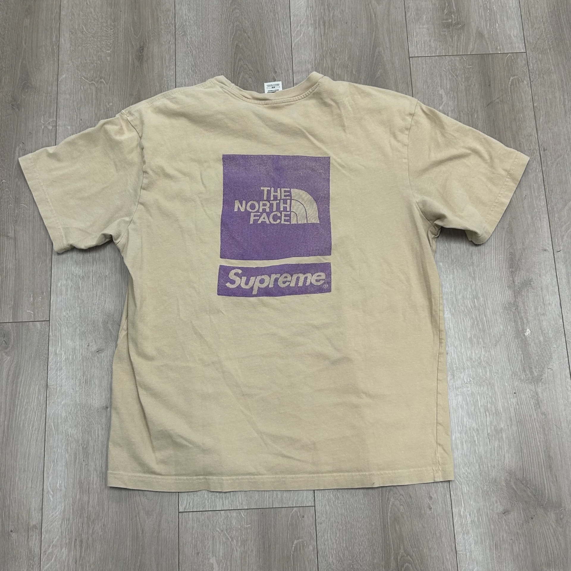 The North Face Supreme Box Logo x North Face Tee Brown - Size M