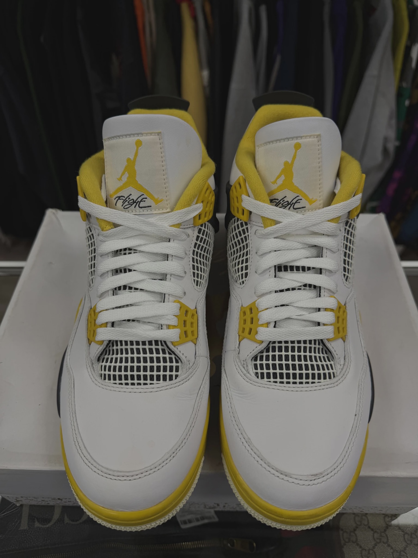 Air Jordan 4 Retro Vivid Sulfur (Women's) • Pre-Owned [0306] 4