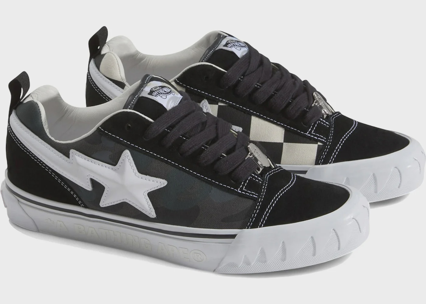 Vans Vans Knu Skool Bape Camo Black - Size US M 9.5