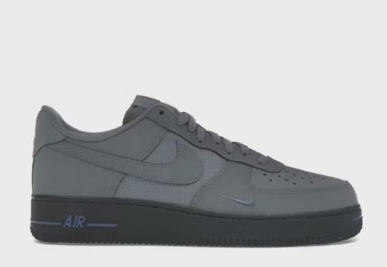 Nike Air Force 1 Low '07 LV8 Smoke Grey Anthracite Diffused Blue • Brand New [2637]