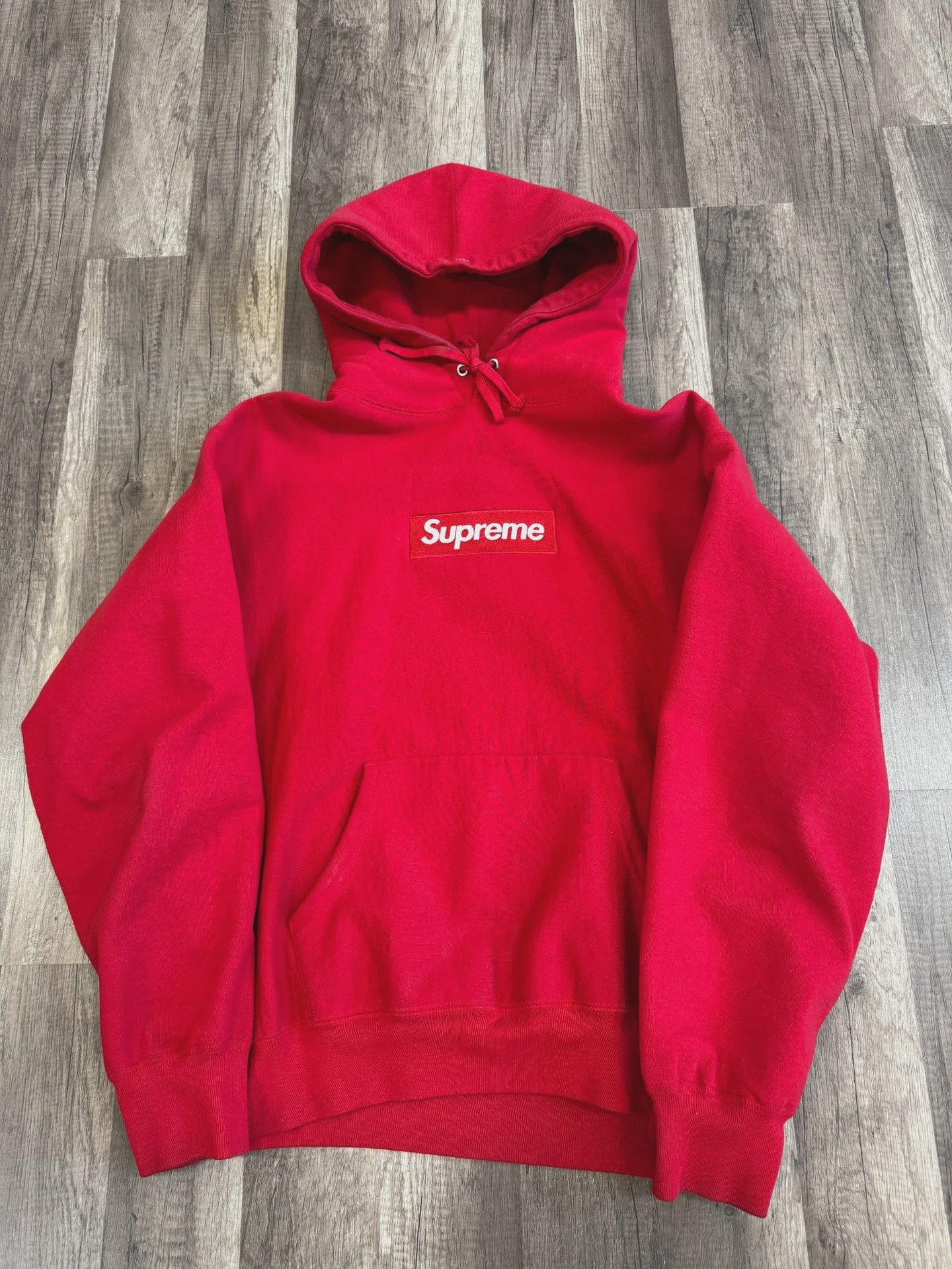 Supreme Box Logo Hoodie Red • Pre-Owned [1056] - photo 1