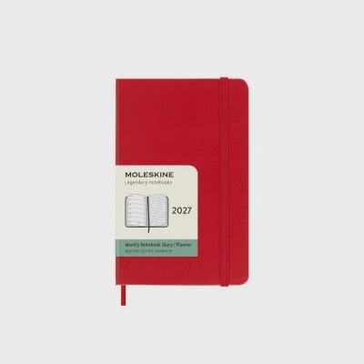 Moleskine - 2027 12-Month Weekly Pocket Hardcover Notebook