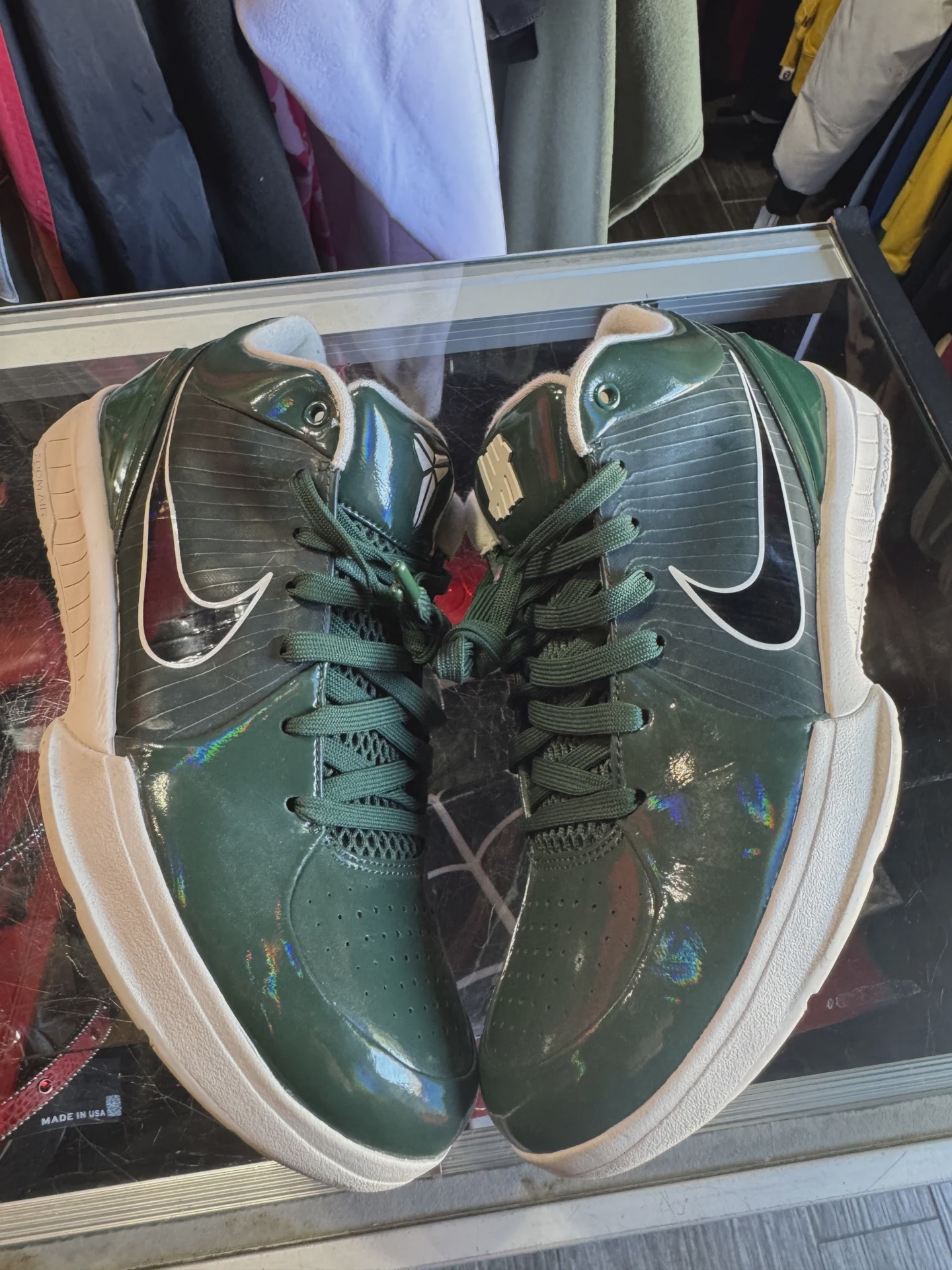 Nike Nike Kobe 4 Protro Undefeated Milwaukee Bucks No Box - Size US M 11