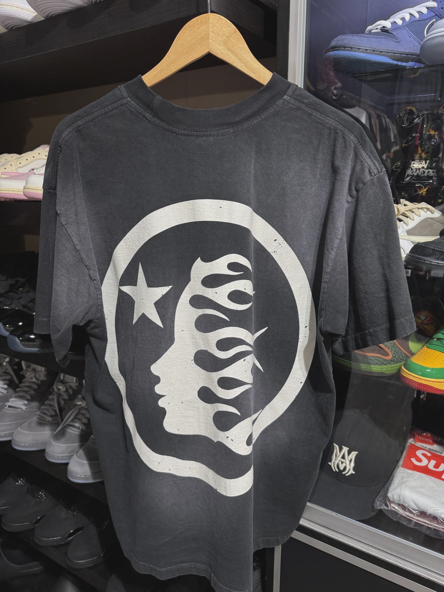 Hellstar Classic Logo Grey Tee L • Pre-Owned [2247] 2