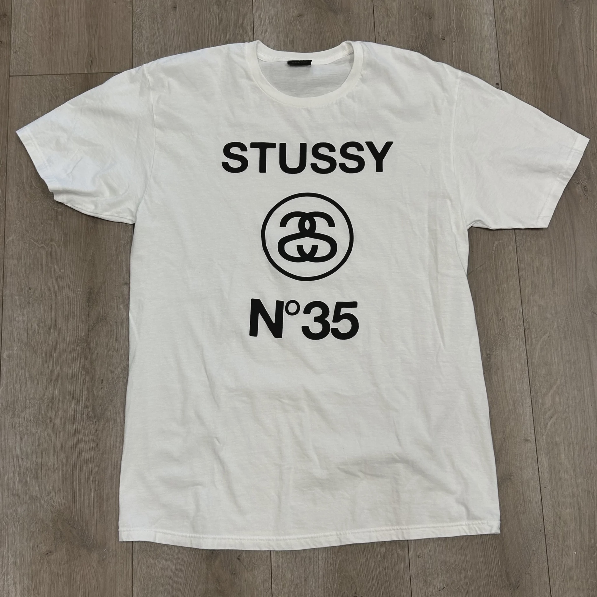 Stussy Stüssy x Fragment Design SF Project 2015 (35th Anniversary) Tee White - Size L