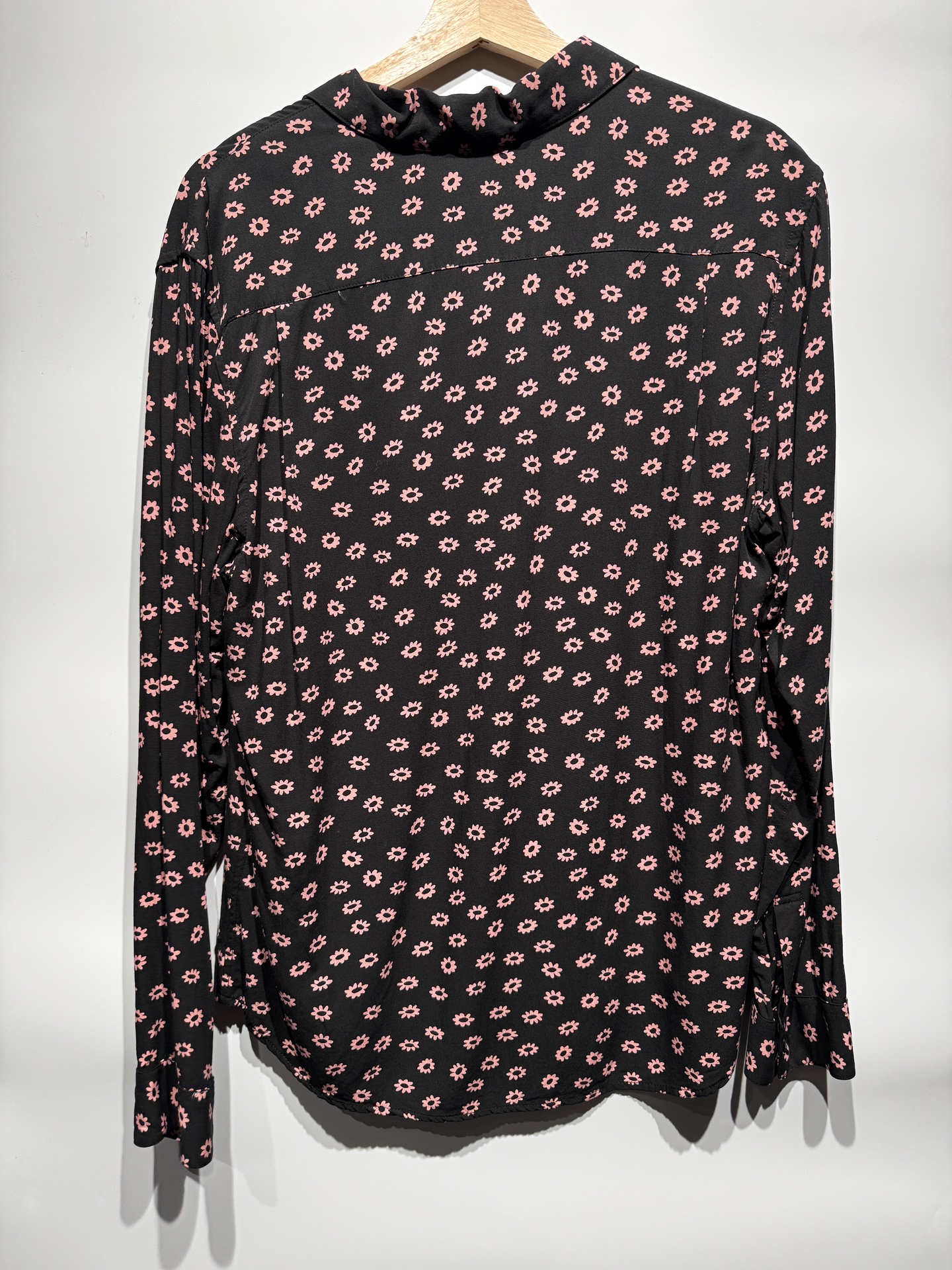 Supreme Flowers L/S Rayon Shirt Black 2