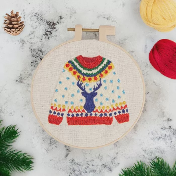 Simply Make - Embroidery By Numbers Kit