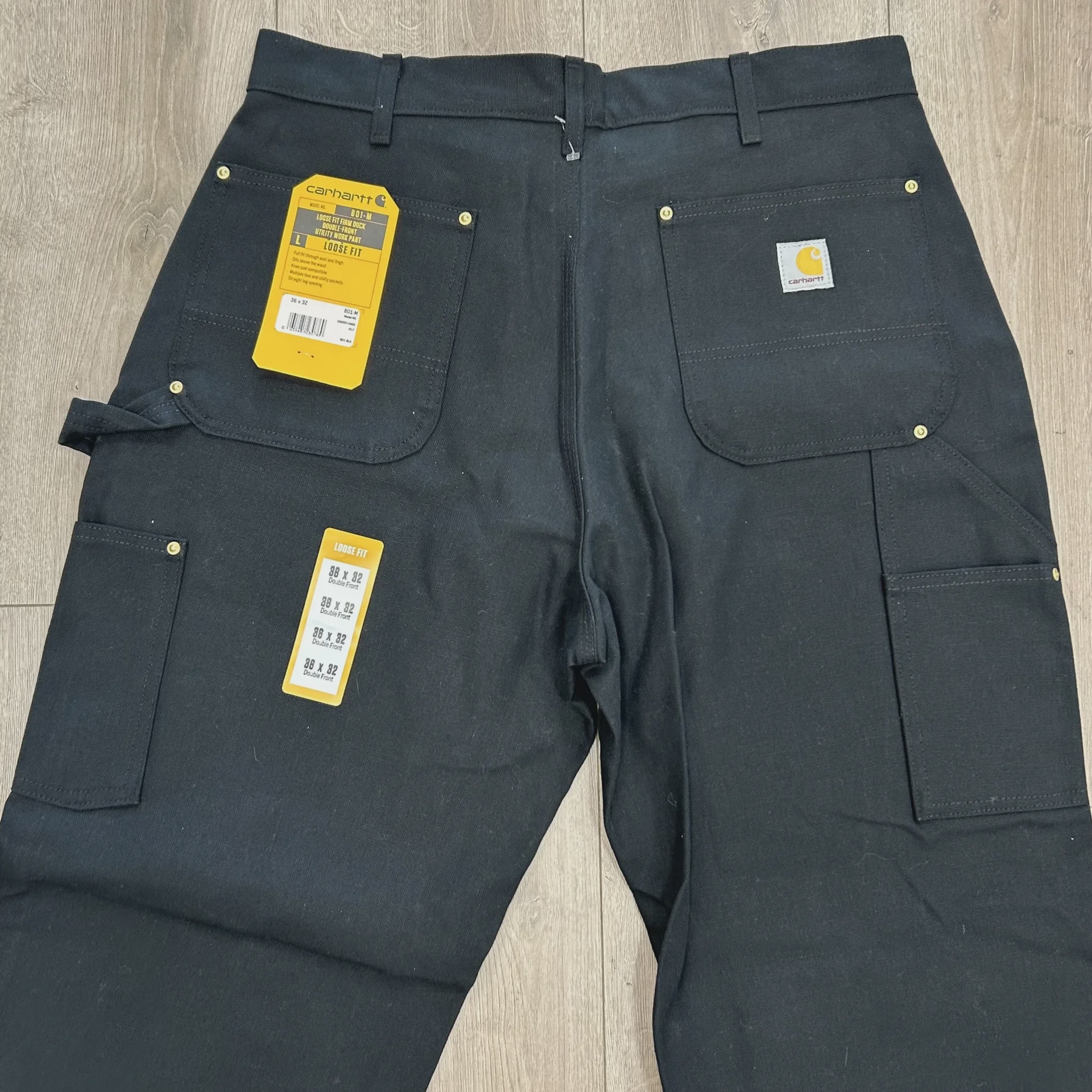 Carhartt B01 Loose Fit Firm Duck Double-Front Utility Work Pants • Brand New [4619] - photo 5