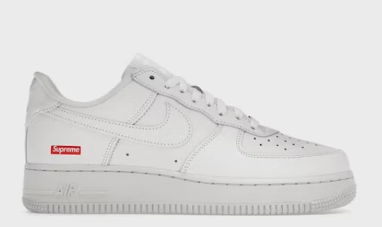 Nike Air Force 1 Low Supreme White • Brand New [1159]