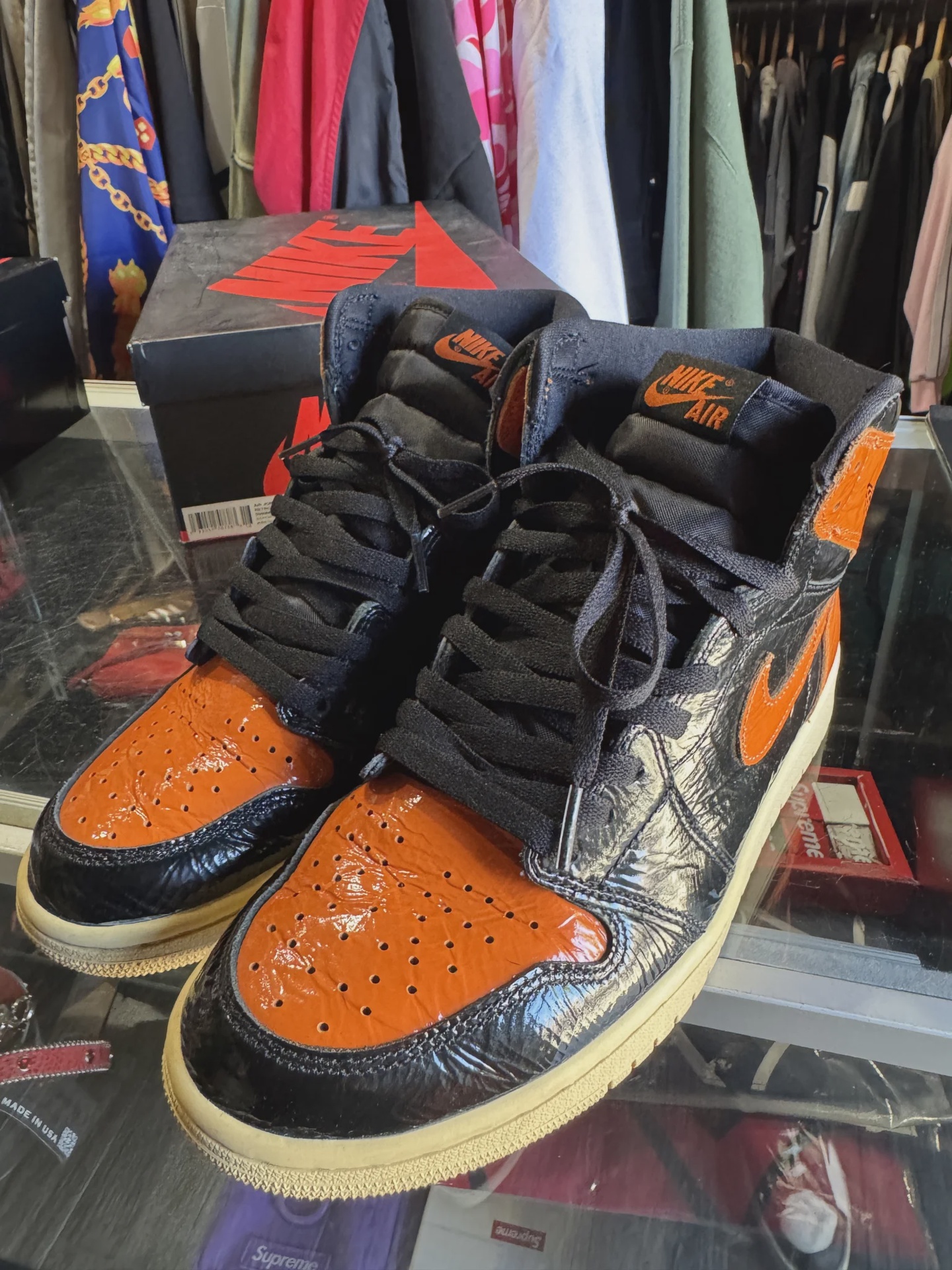 Air Jordan 1 Retro High Shattered Backboard 3.0 • Pre-Owned [5459] - photo 2