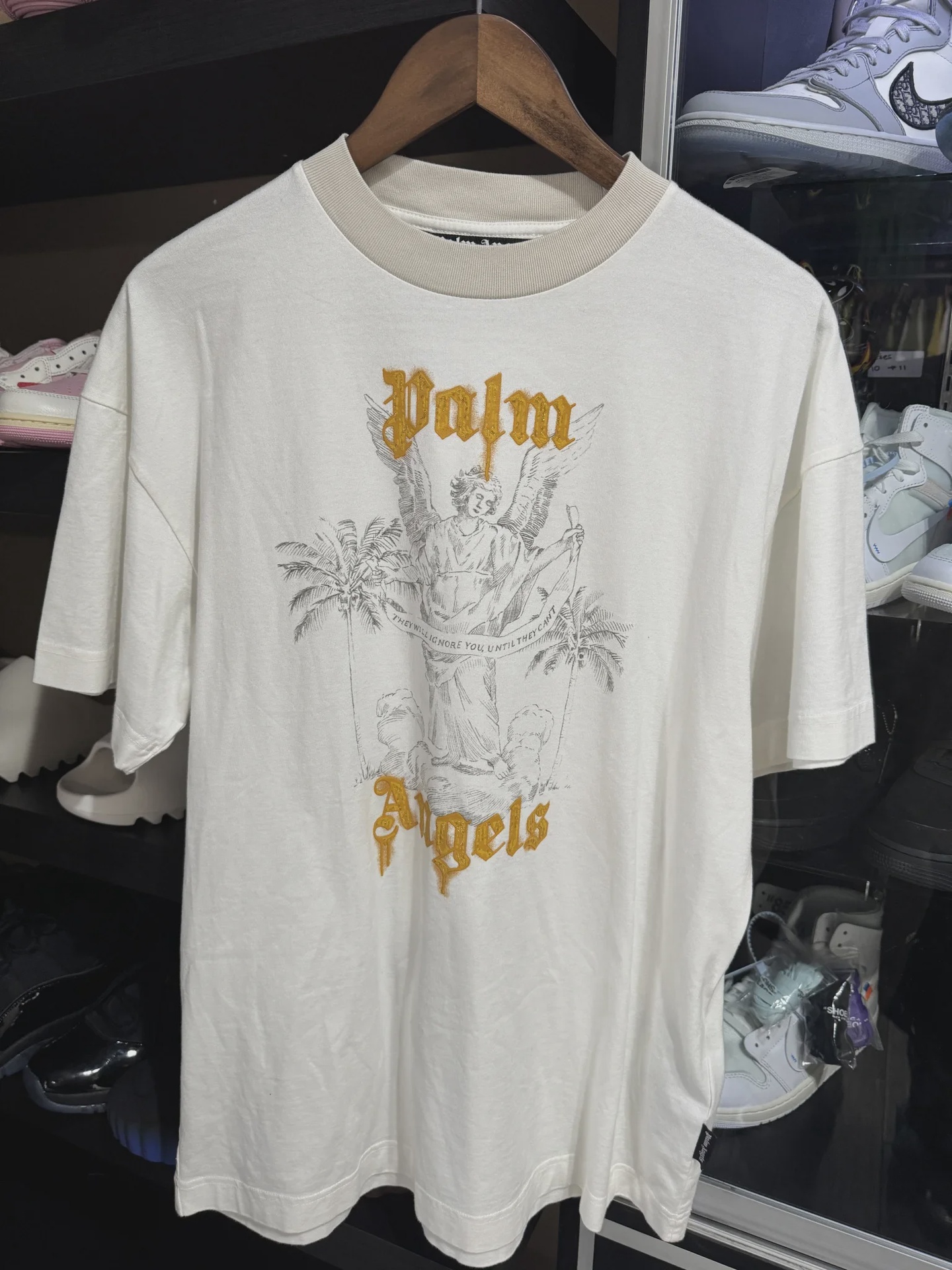 Palm Angels Palm Angels White Tee - Size S