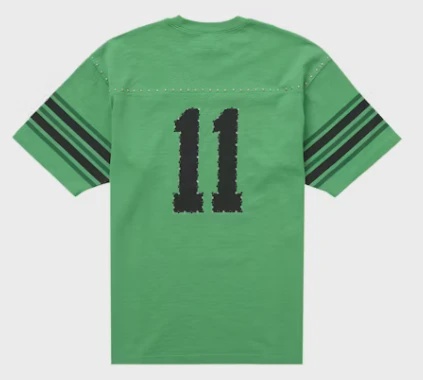 Supreme Studded S/S Football Top Green • Brand New [5569] 2
