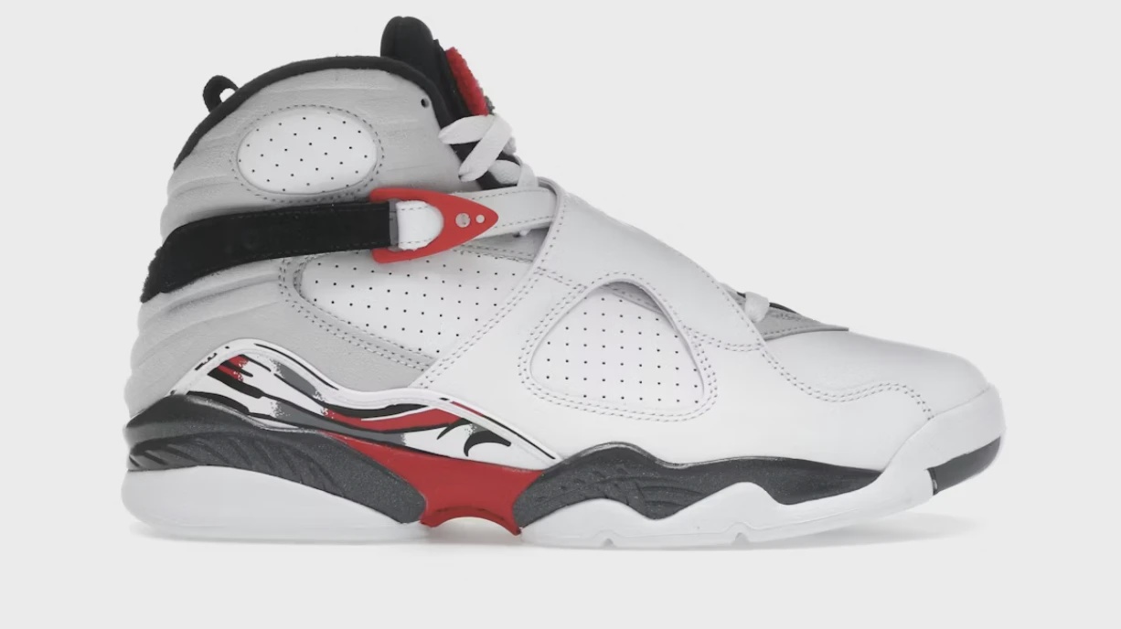Air Jordan 8 Retro White True Red (2025) • Brand New [1423]