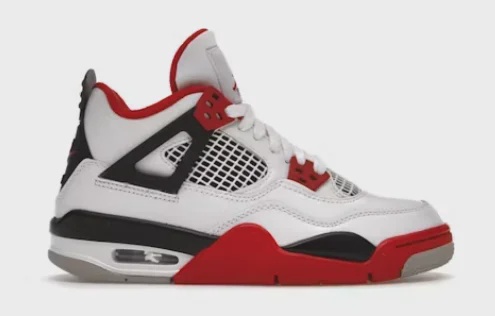 Jordan Jordan 4 Retro Fire Red (2020) (GS) - Size US Y 4