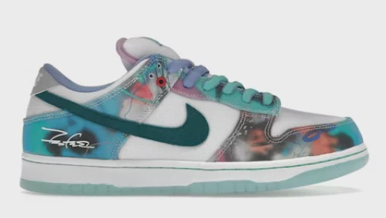 Nike SB Dunk Low Futura Laboratories Bleached Aqua • Brand New [9542]