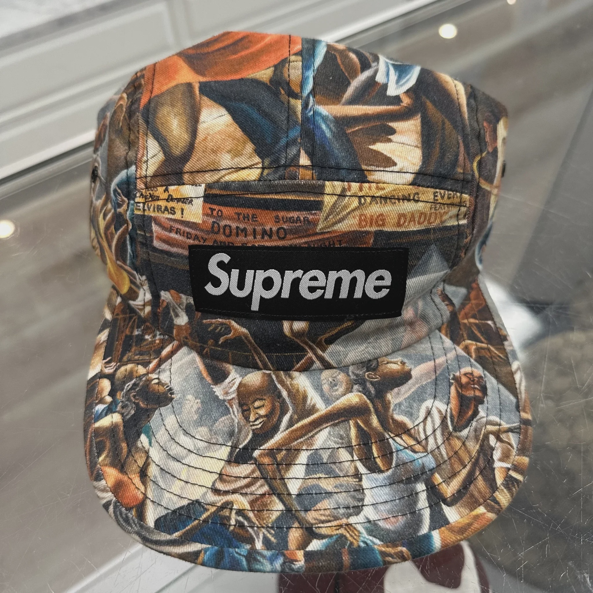 Supreme Supreme Ernie Barnes Camp Cap Multicolor - Size One Size