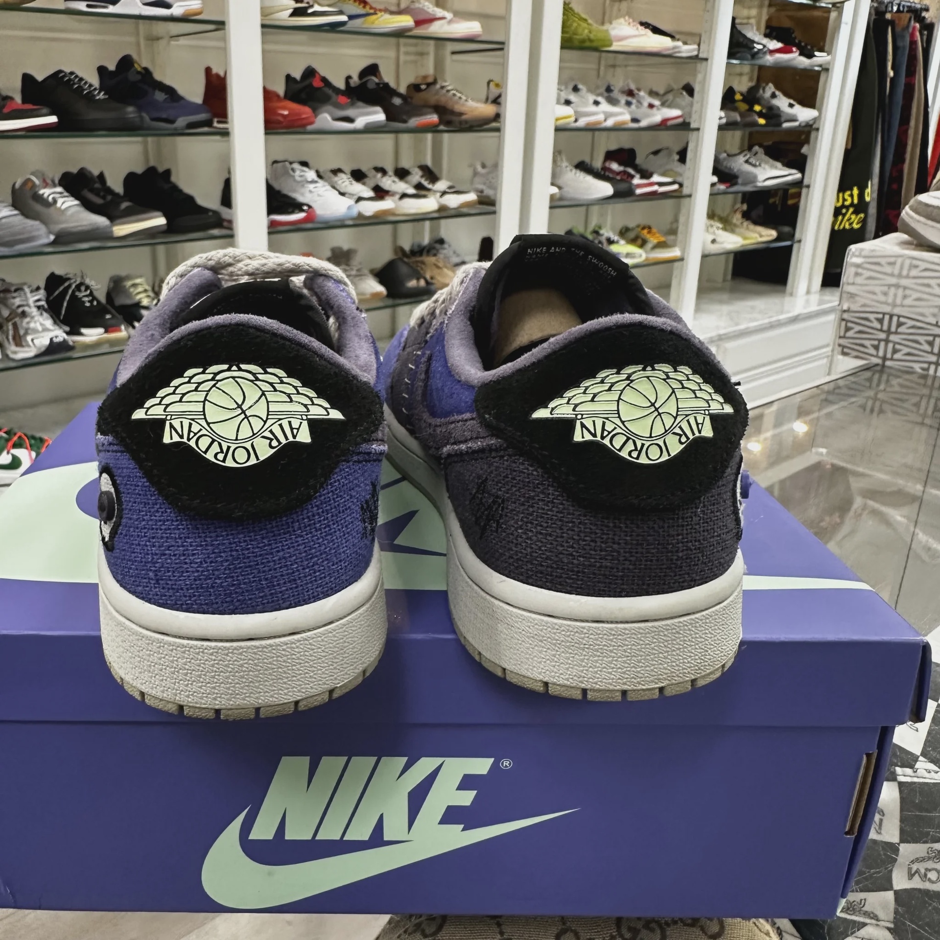 Air Jordan 1 Retro Low Original Zion Williamson Voodoo Alternate • Pre-Owned [6743] - photo 4