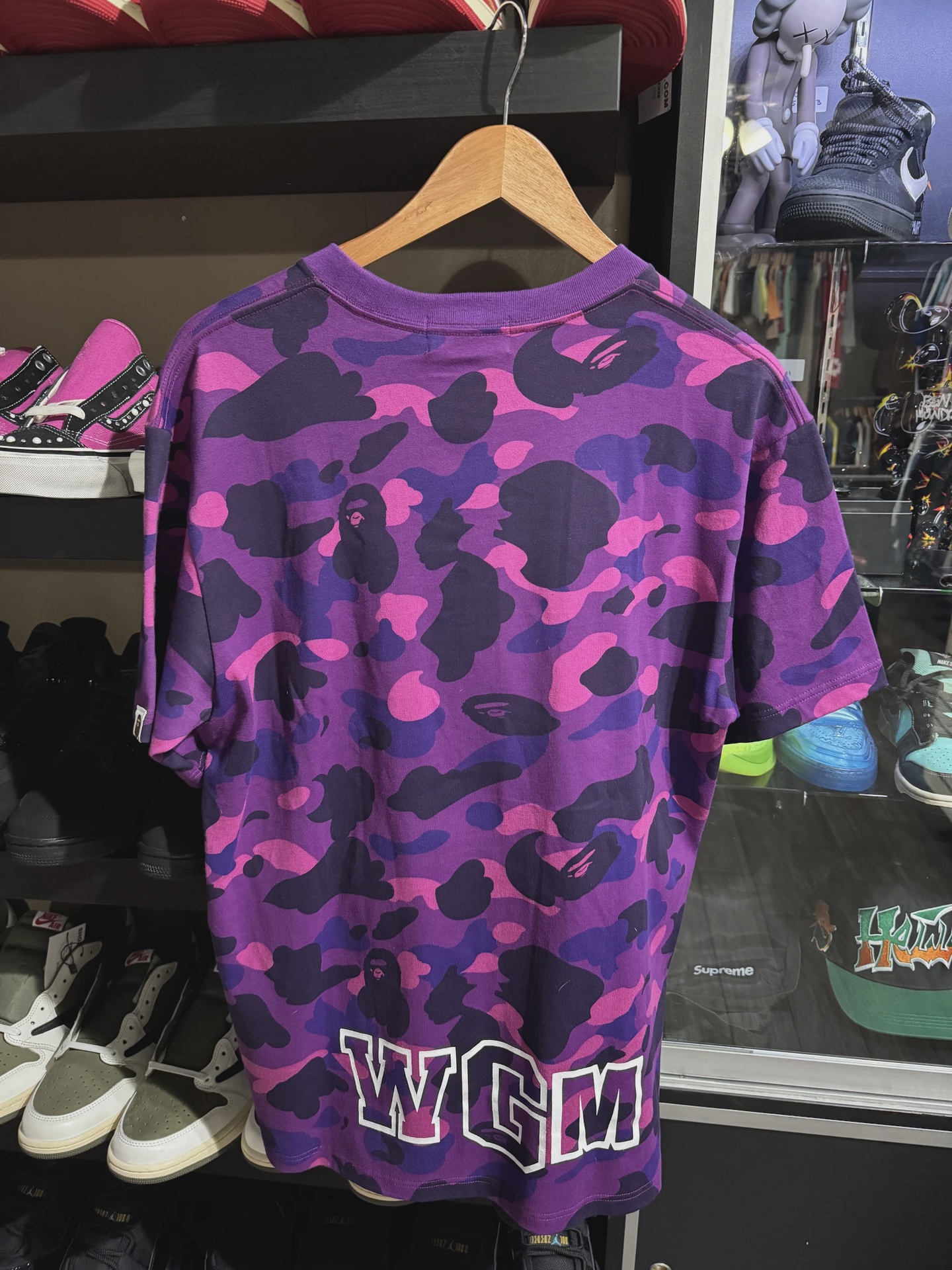 Bape Purple Camo WGM Tee size Large • Brand New [2556] 2