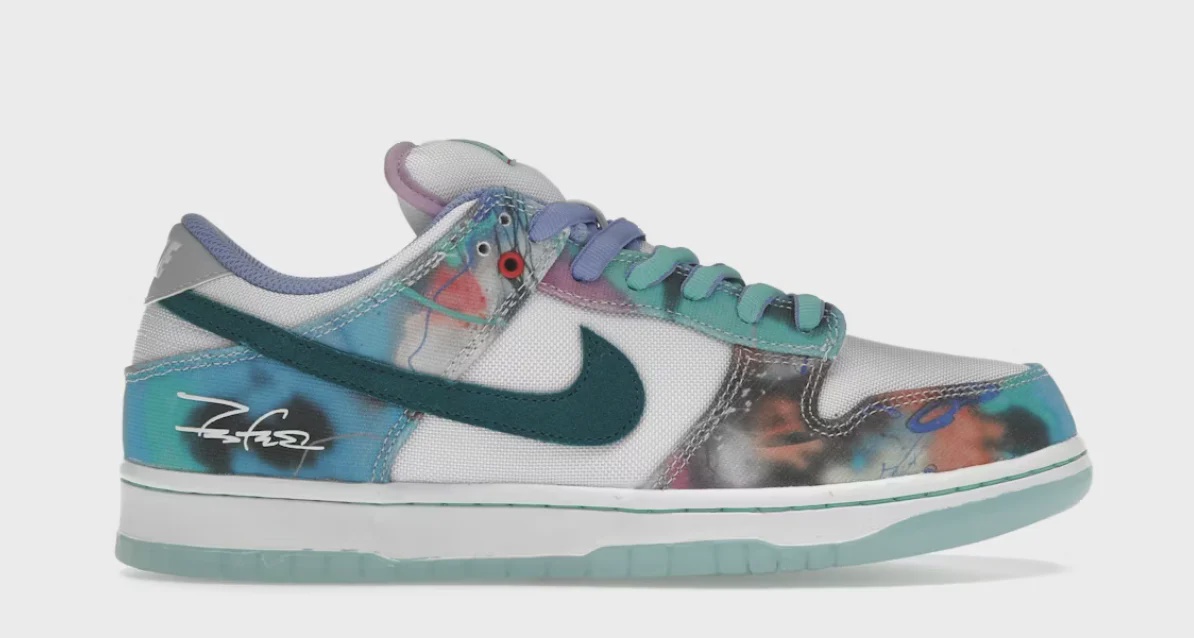 Nike SB Dunk Low Futura Laboratories Bleached Aqua • Brand New [7219]