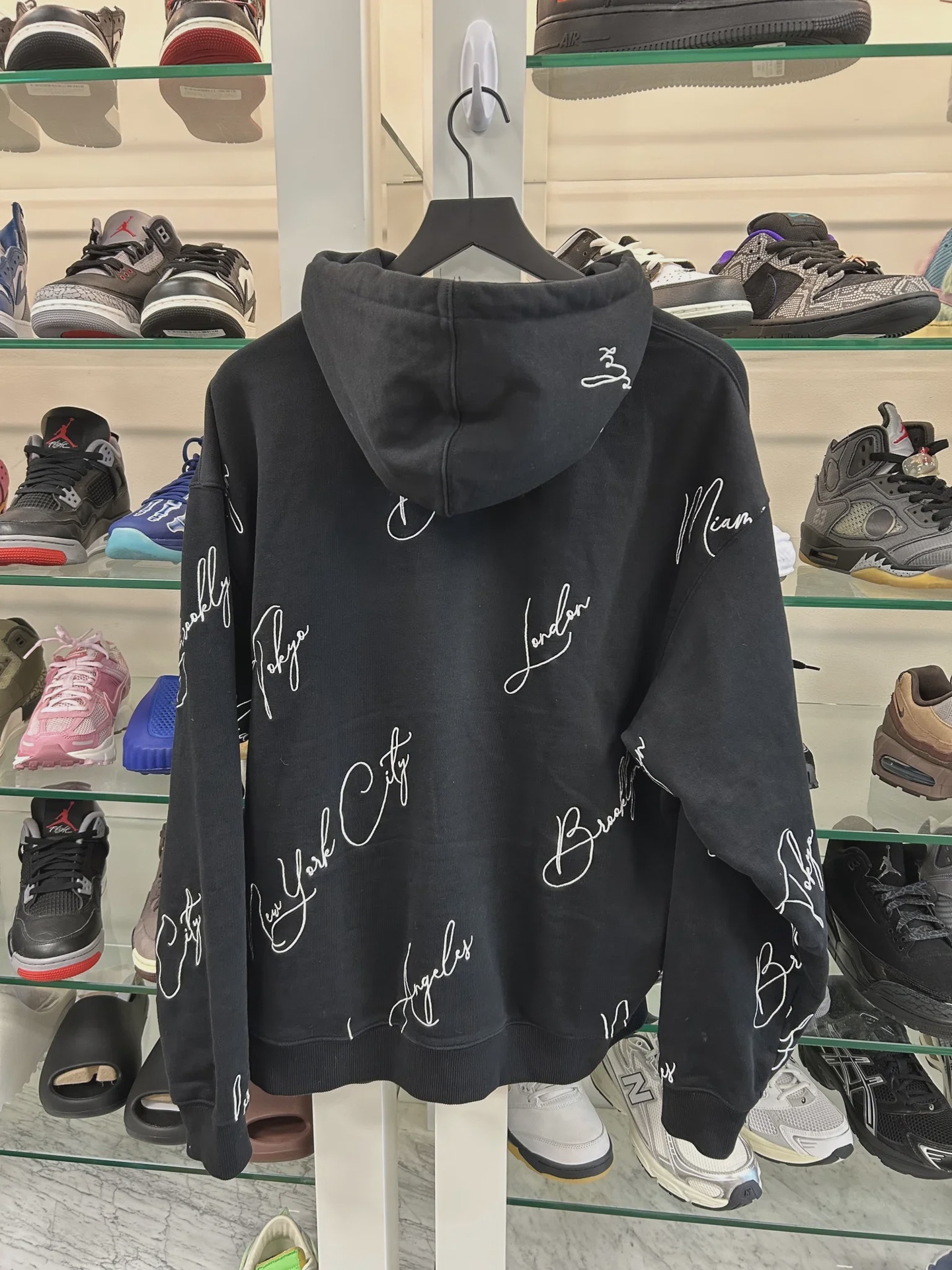 FW21 Kith City Script Hoodie Black • Pre-Owned [2383] - photo 2