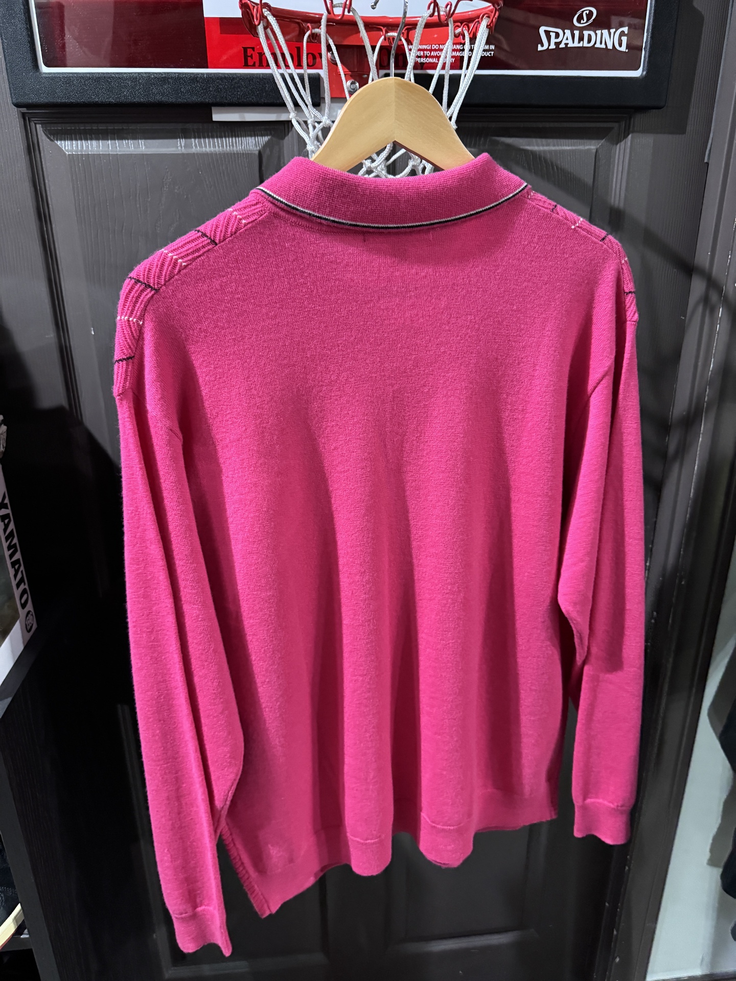 Supreme Herringbone Cardigan Pink 2