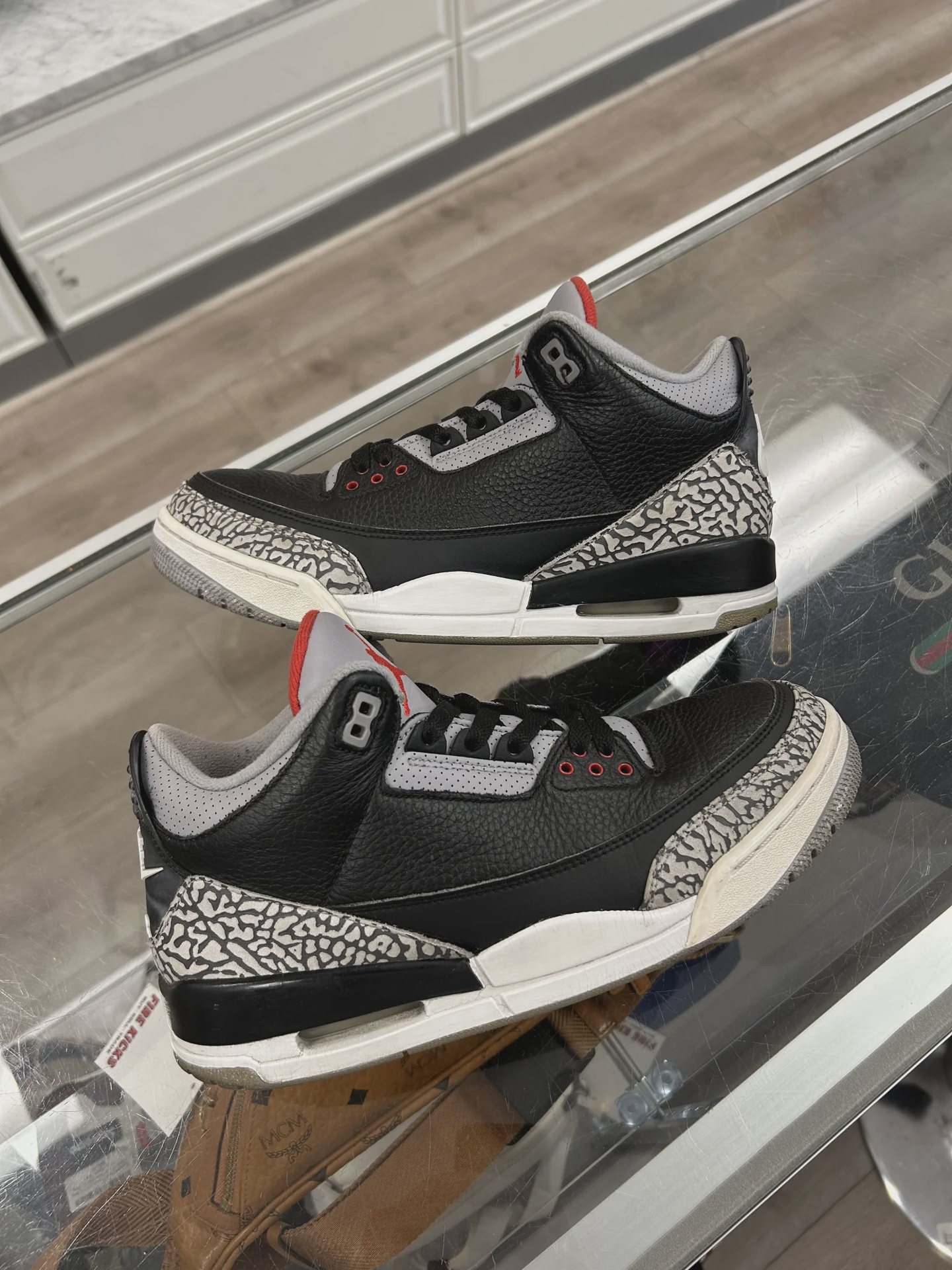 Jordan Air Jordan 3 Retro Black Cement (2018) NO BOX - Size US M 9.5