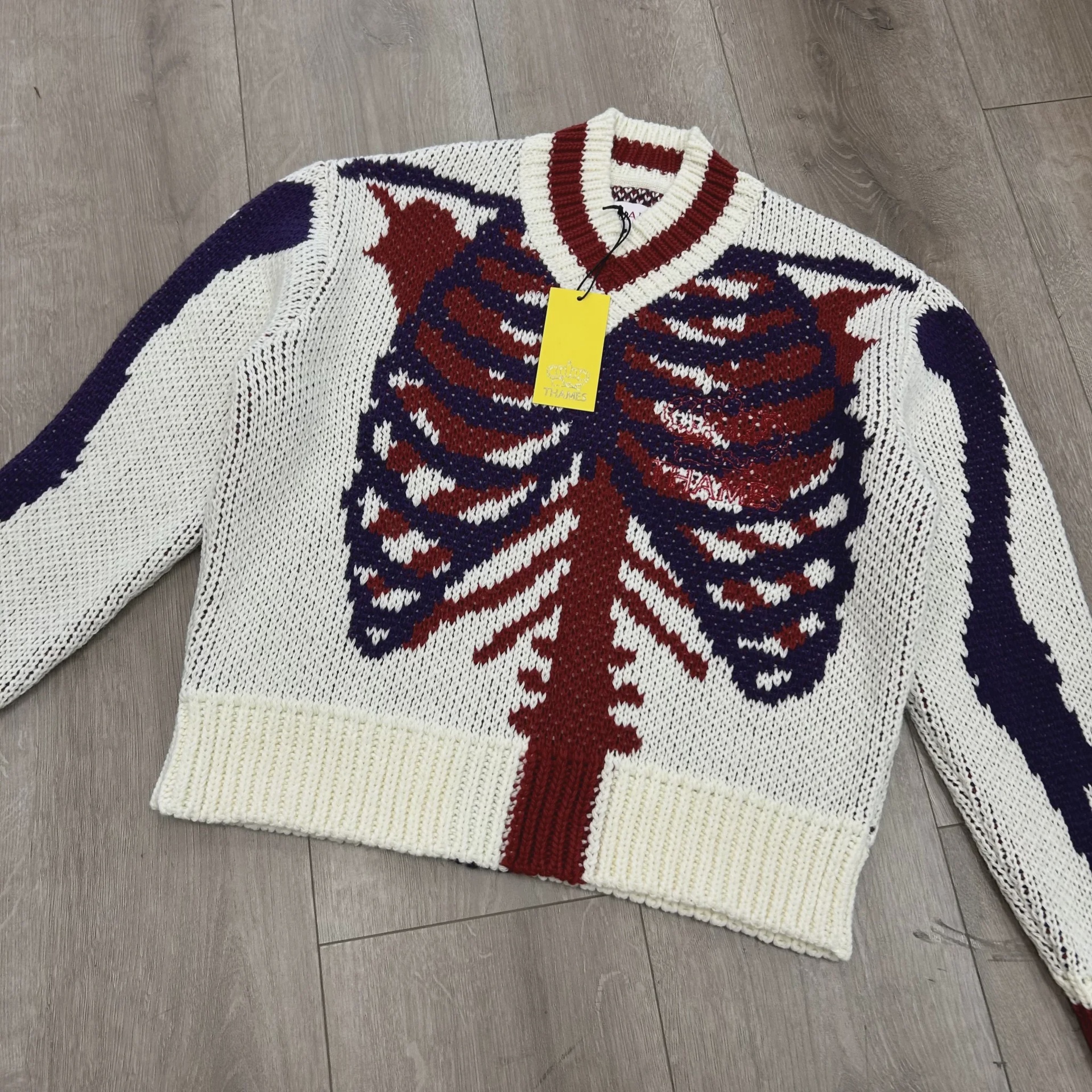 Thames MMXX "The Hector P.G." Skeleton Knit Sweater • Brand New [6531] - photo 7