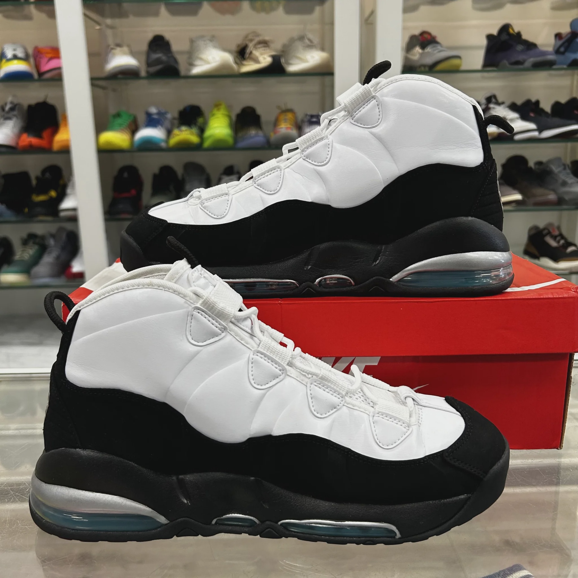 Nike Air Max Uptempo 95 White Black Teal • Pre-Owned [7577] - photo 6