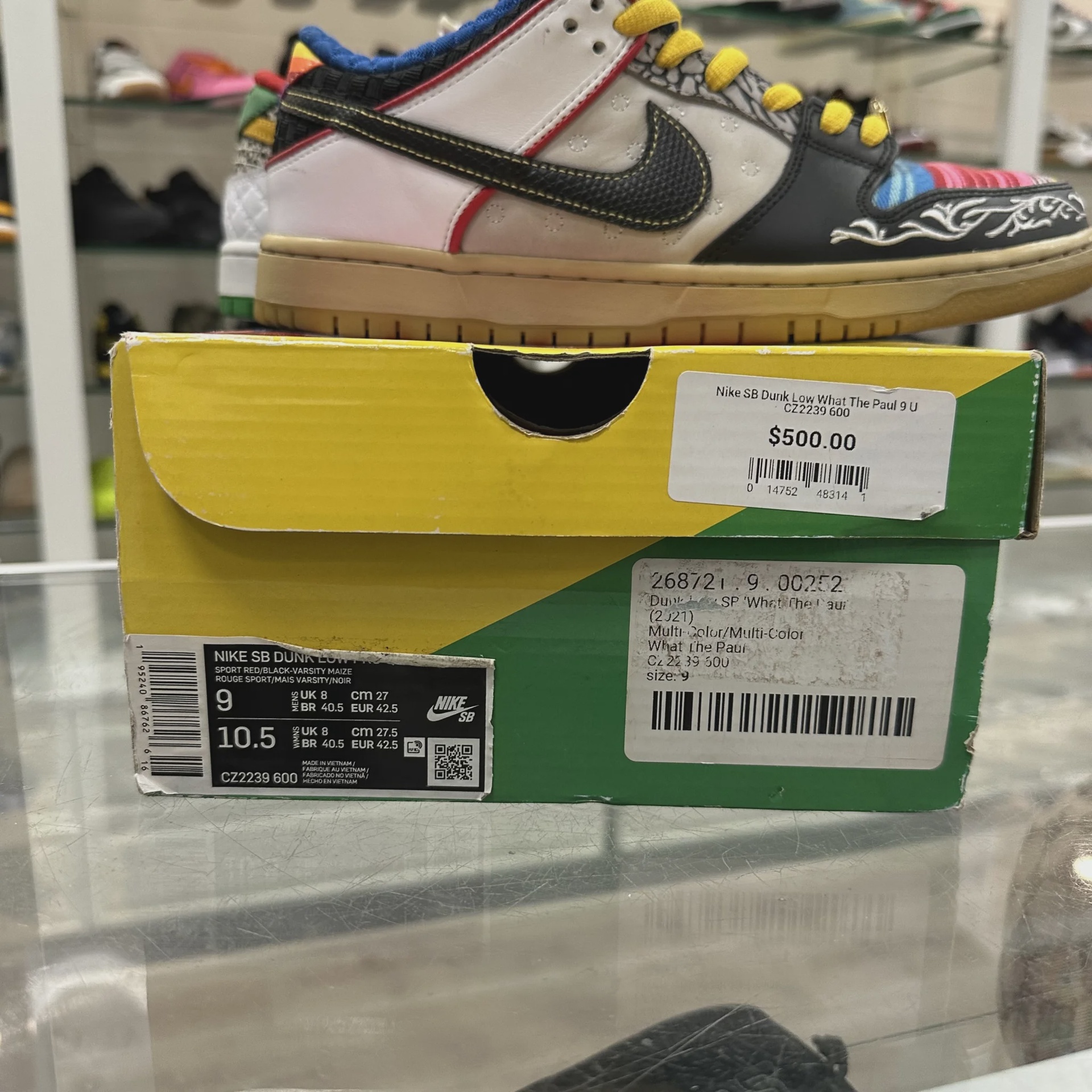 Nike SB Dunk Low What The Paul • Pre-Owned [1757] - photo 3