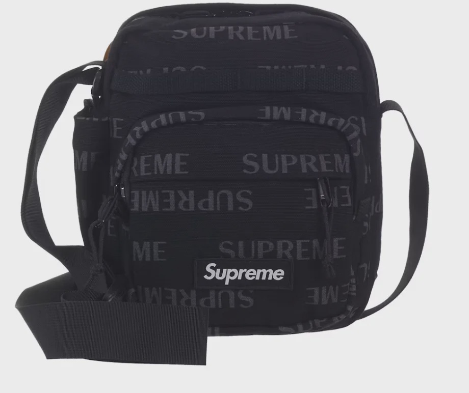 Supreme Supreme Black Side Bag - Size One Size