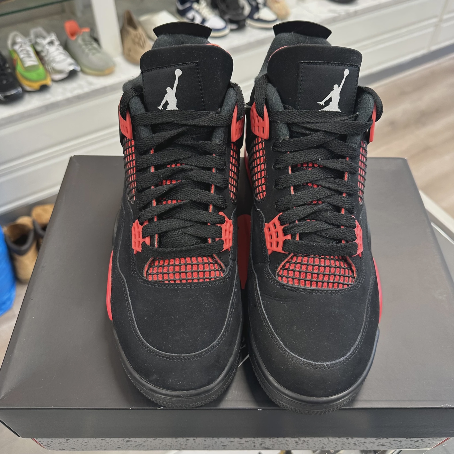 Air Jordan 4 Retro Red Thunder • Pre-Owned [6566] 7