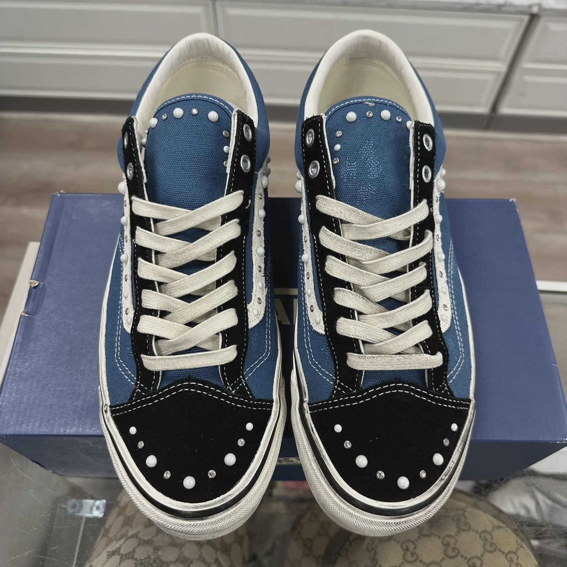 Vans LX Old Skool 36 Pearlized Pack Black Navy • Pre-Owned [3627] - photo 3