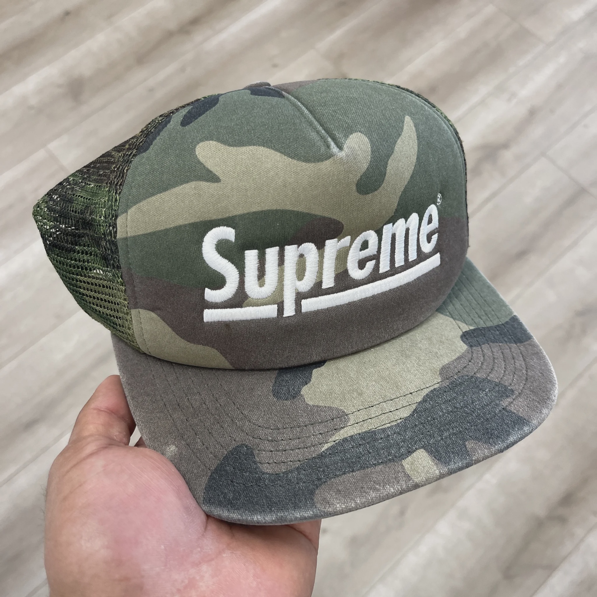 Supreme Supreme Mesh Camo Hat - Size One Size