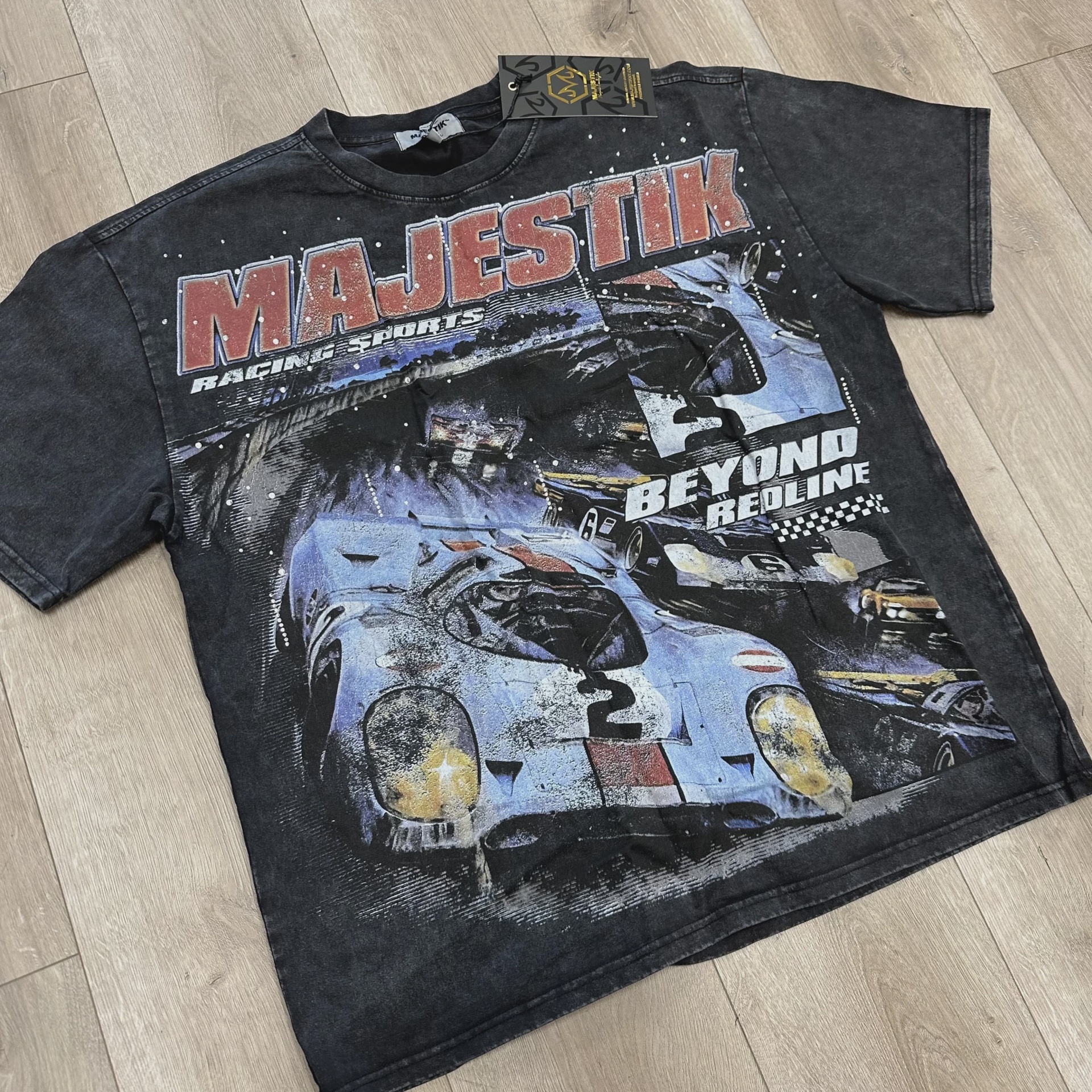 Majestik Beyond Redline Graphic Oversize Tee • Brand New [7083] 6