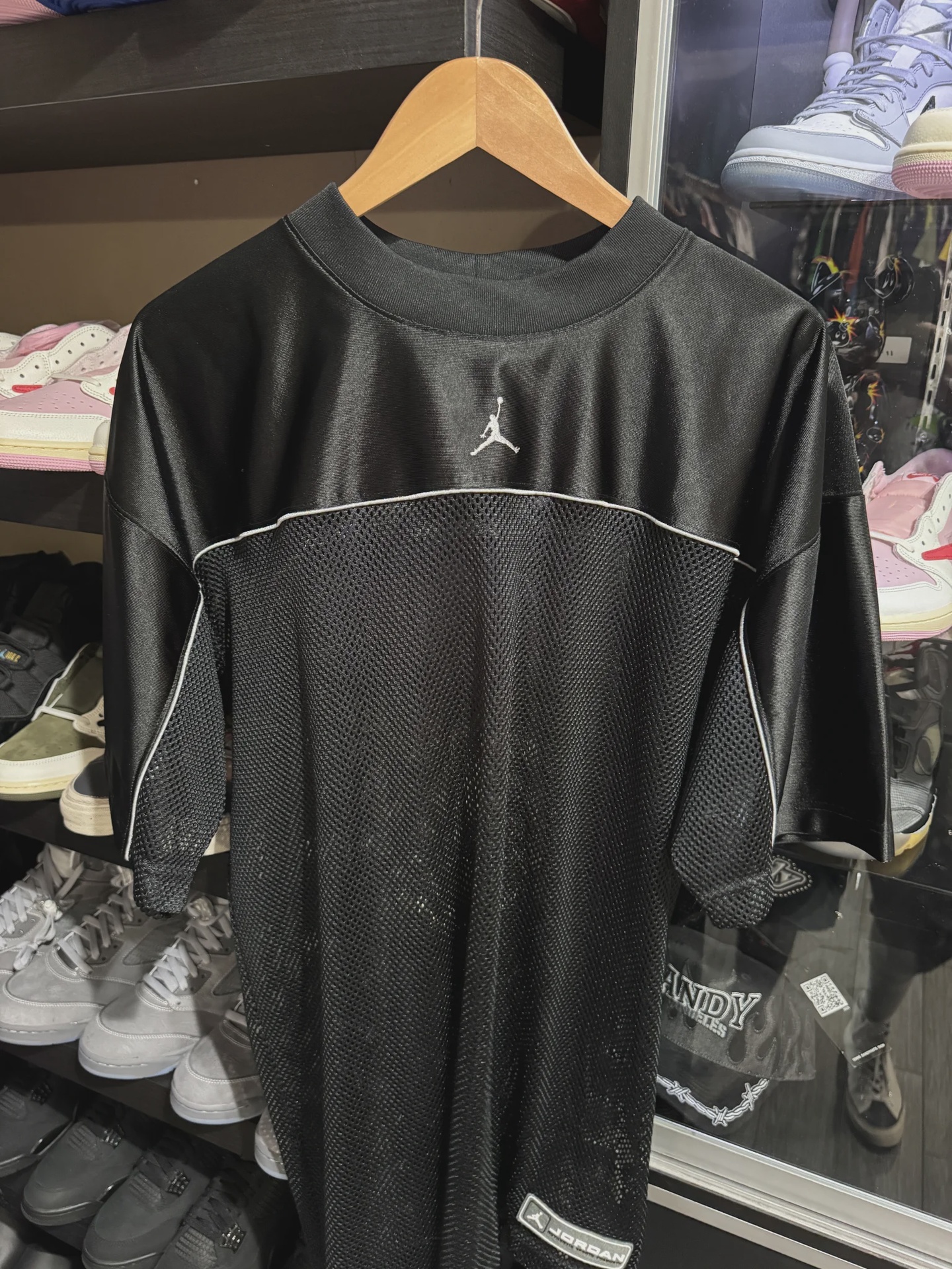 Jordan Jordan Mesh Black Jersey - Size L