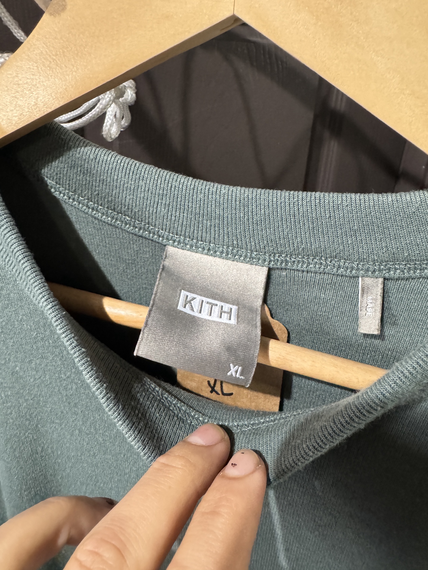 KITH Womens Green Crop Top 2