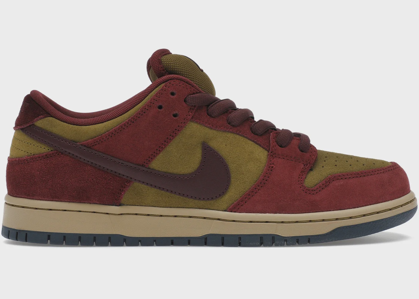 Nike Nike SB Dunk Low Dark Team Red Olive Flak - Size US M 9