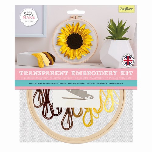 Simply Make - Transparent Embroidery Kit