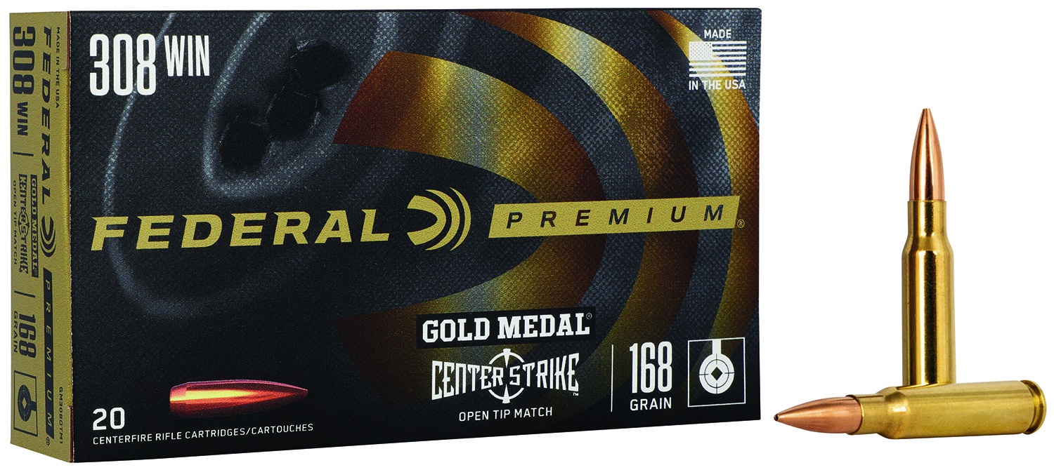 Federal .308 Gold Metal Match 168 GR Box Of 20