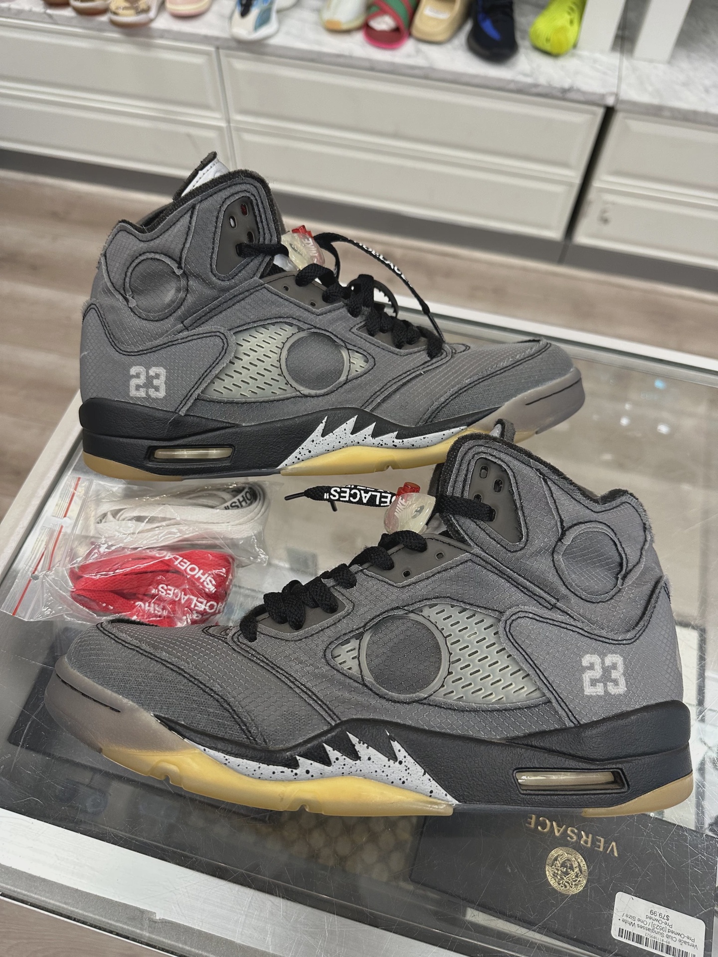 Air Jordan 5 Retro Off-White Muslin NO BOX • Pre-Owned [4231]