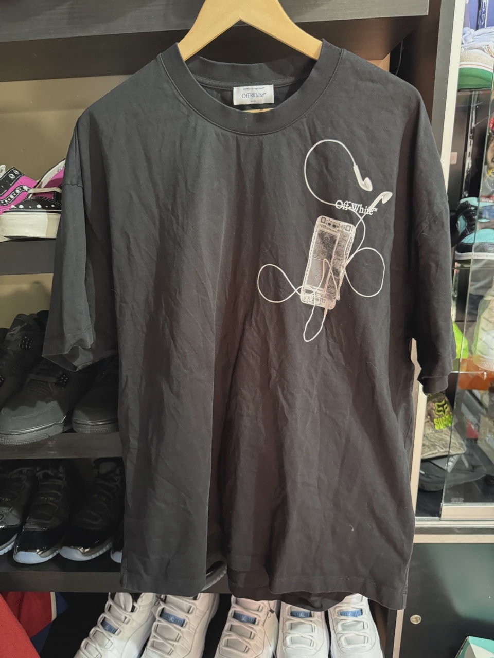 Off White Scan Arr Over Tee Shirt size M • Pre-Owned [6861] 2