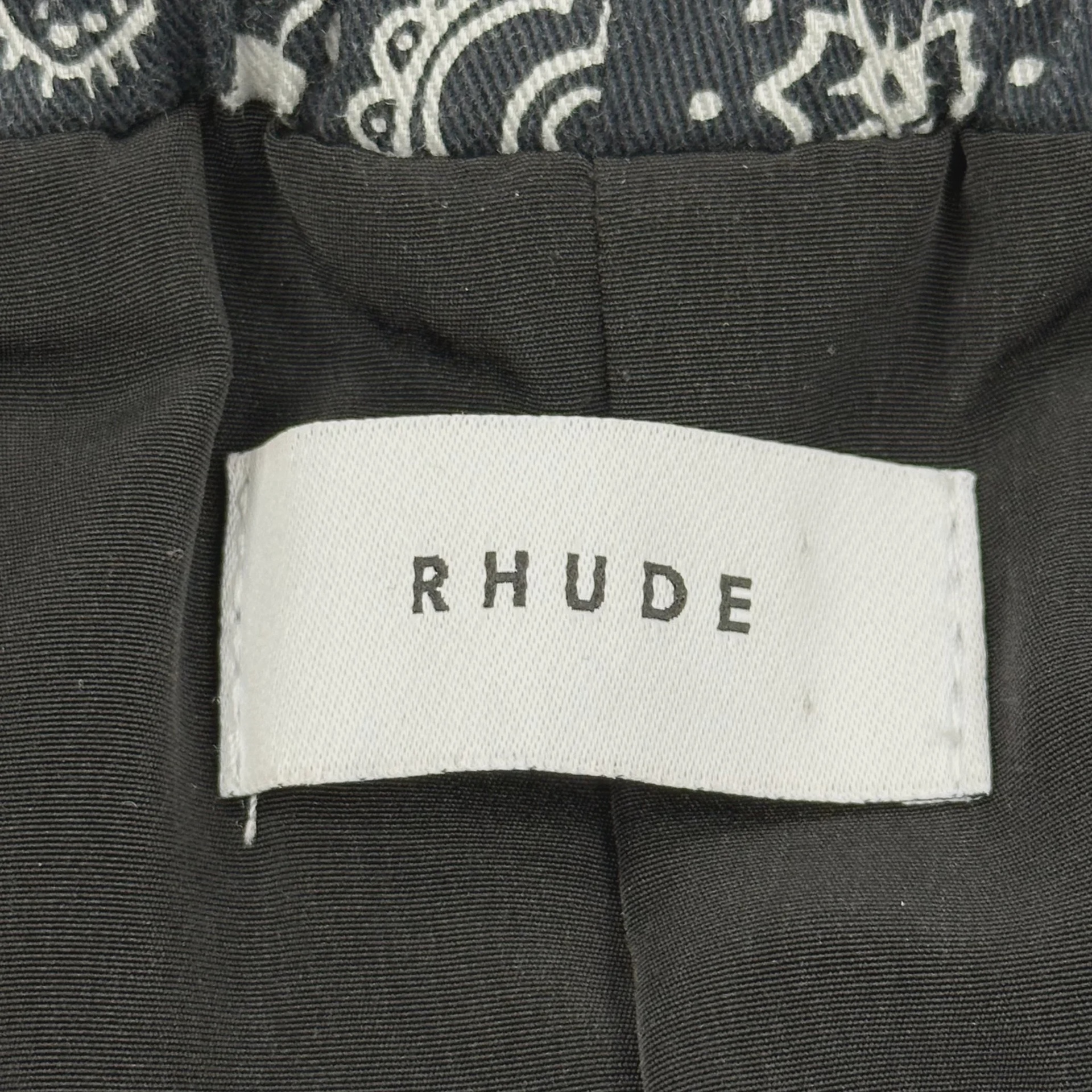 Rhude Navy Bandana Shorts • Pre-Owned [1267] - photo 5