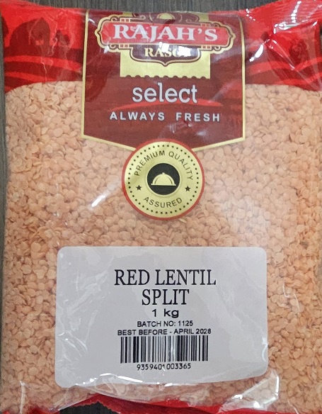Rajah Rasoi Red Lentil Split 1kg
