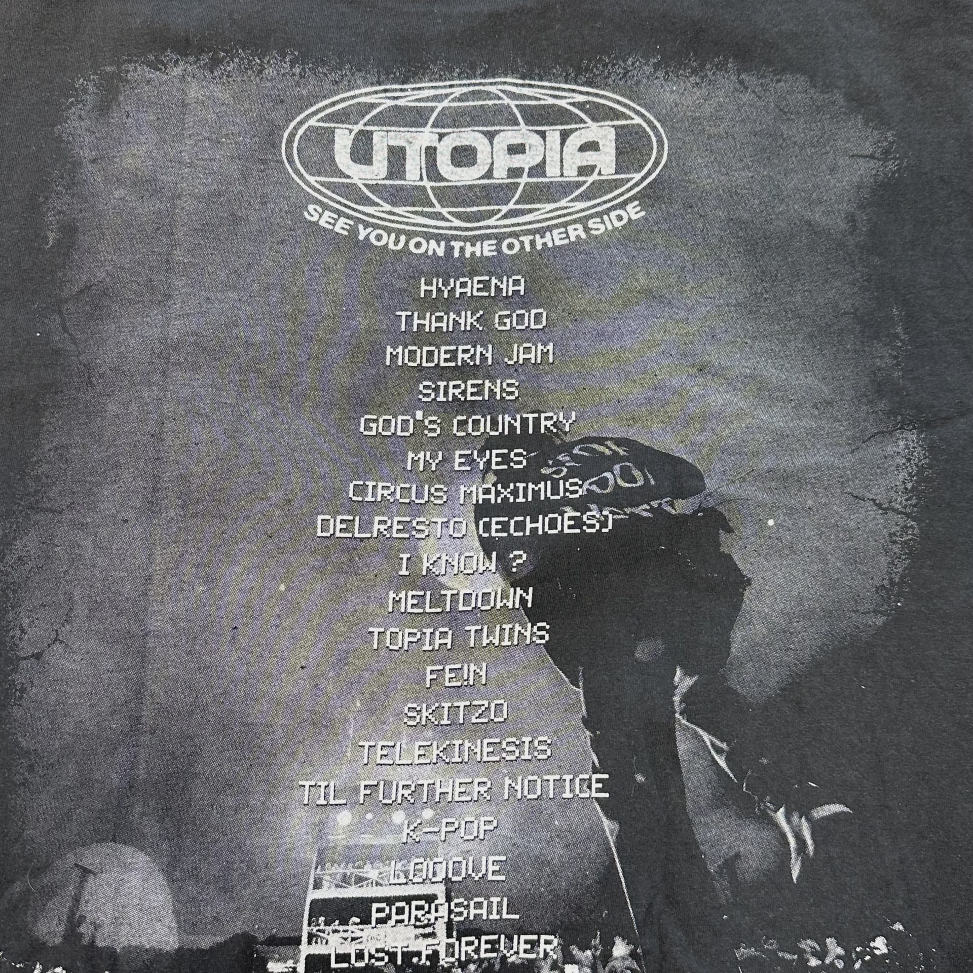 Travis Scott Utopia Tee Washed Black • Pre-Owned [0365] - photo 5