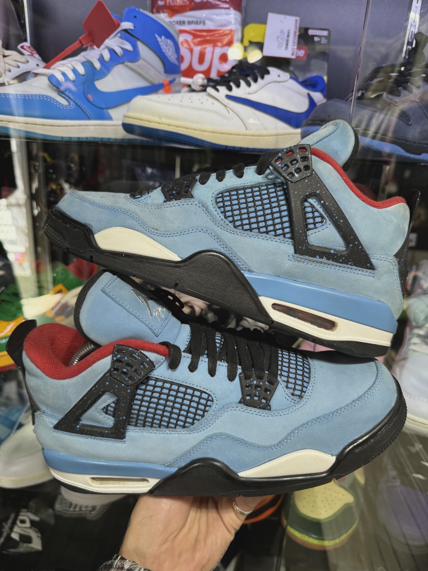 Jordan 4 Retro Travis Scott Cactus Jack No Box• Pre-Owned [9312]