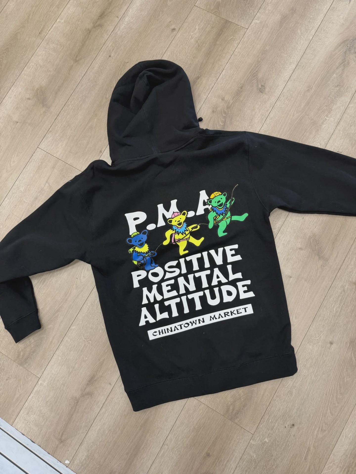 chinatown market grateful positive mental attitude hoodie • Brand New [2891] - photo 2