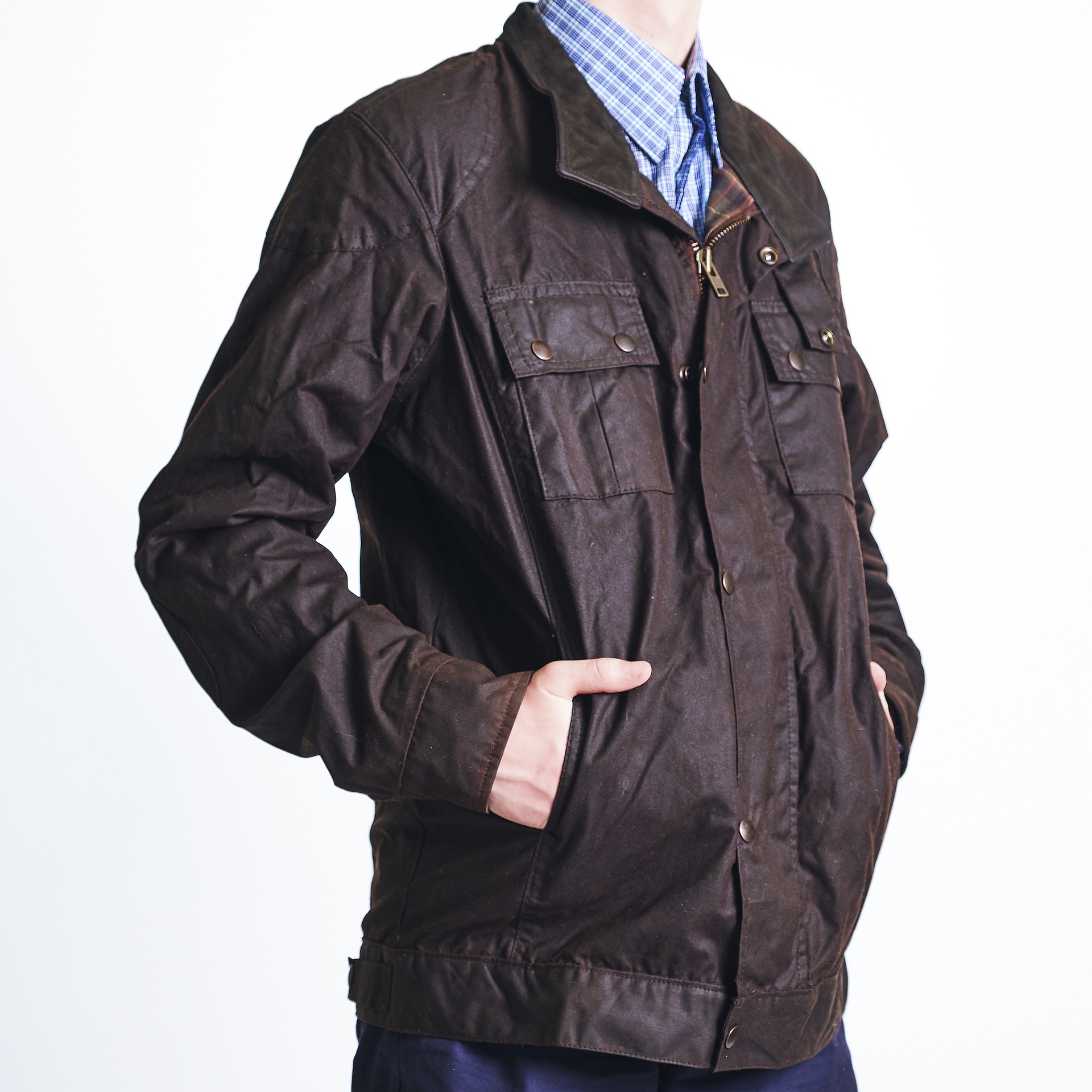 Bulldust Muster Oilskin Jacket Oilskin Bendigo Country Clothing